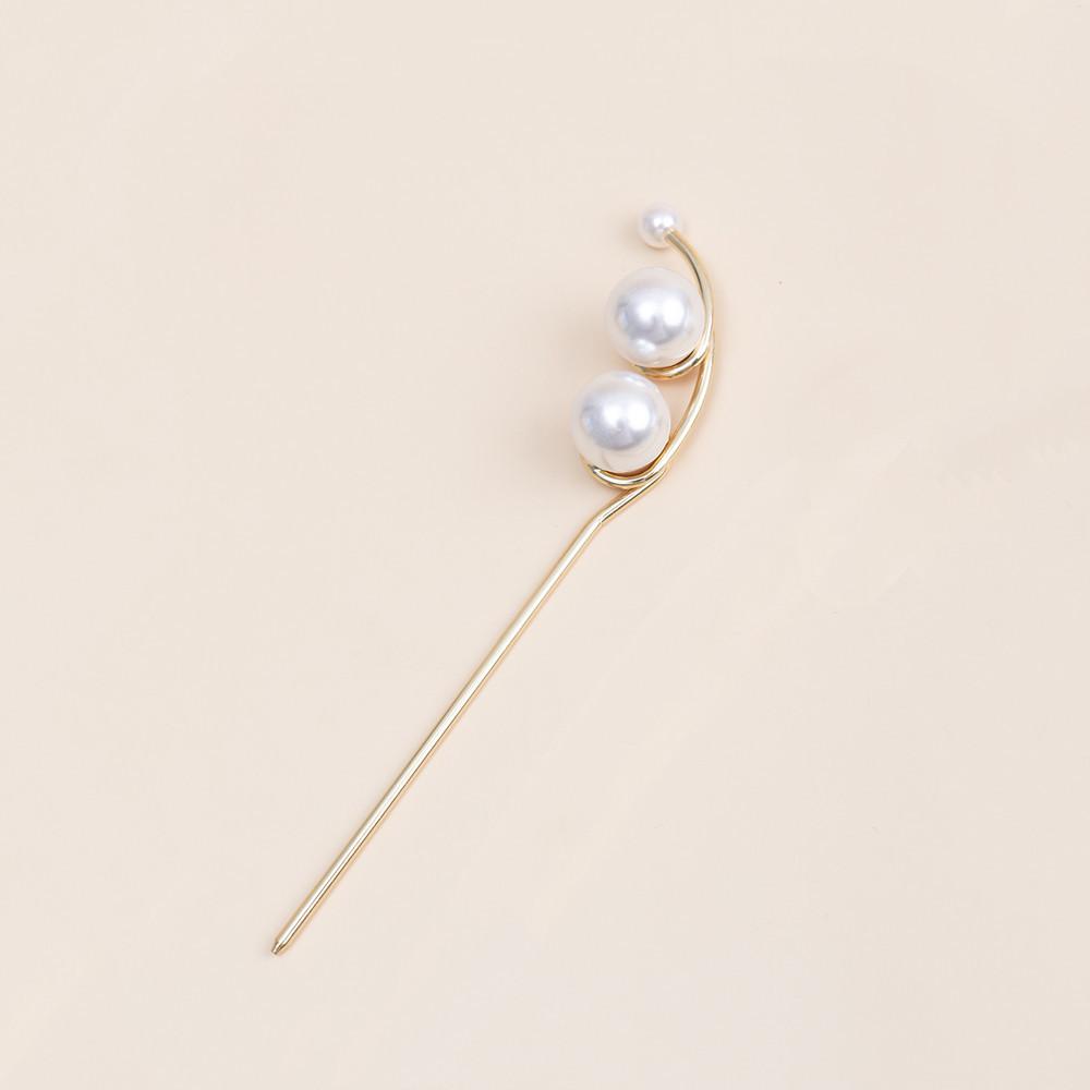 1pc Advanced Sense Pearl Hairpin Simple Modern Hairpin Artifact Hairpin New Hairpin Hair Accessories
