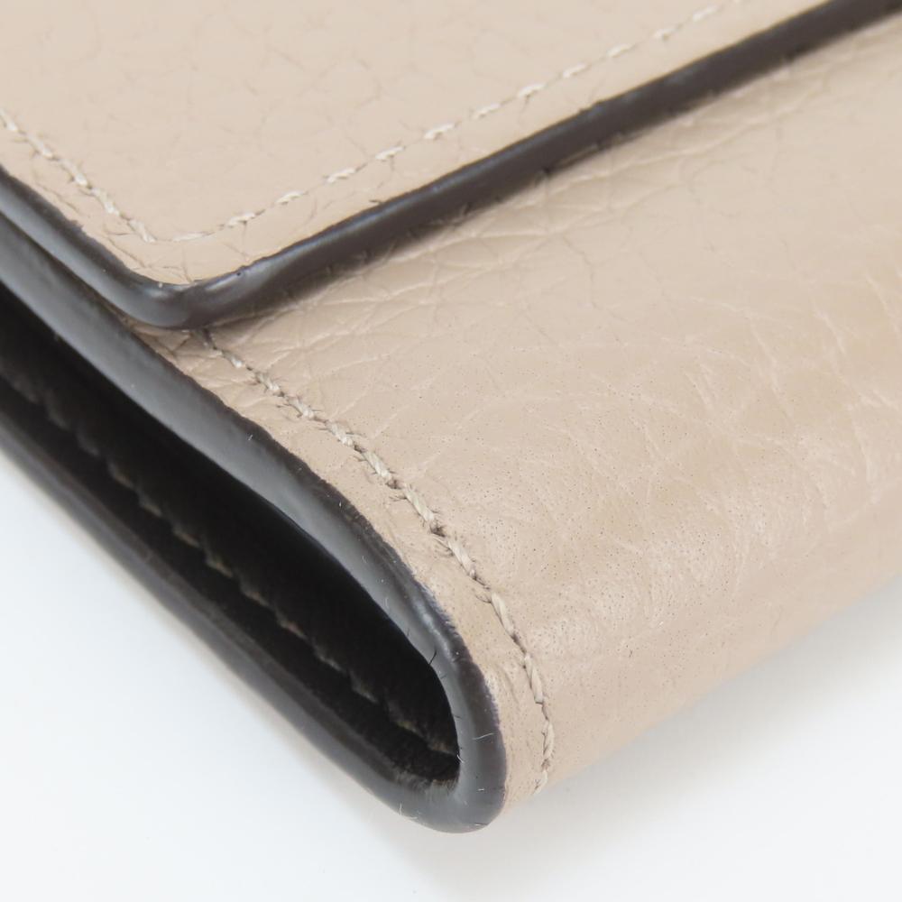 Used LOUIS VUITTON Tri-fold wallet Portefeuille Capsine M62159 compact Galle Grege LV logo