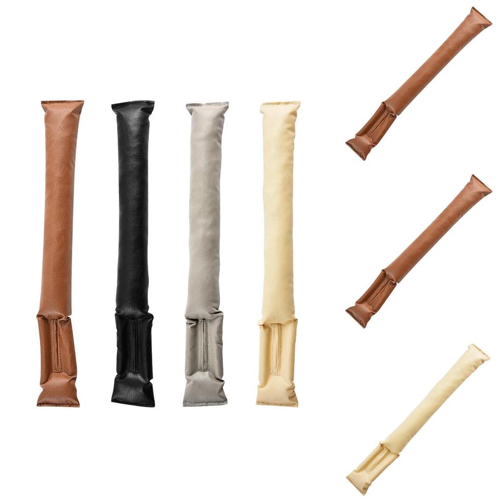 Universal Car Seat Gap Filler Pu Leather Storage Organizer With Antileak Seal For Vehicle Interior