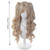 Synthetic Lolita Wig with Bangs Cosplay Halloween Harajuku Wig Long Curly Double Ponytail  Girl