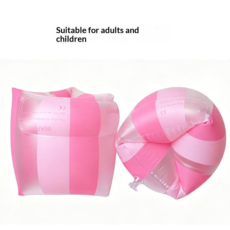 1 Pair Inflatable Swim Armbands Soft Comfortable Buoyancy Arm Rings Ideal Gift for Kids Summer Water Games