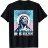 Resurrection Funny Easter Rizz Glasses He Is Rizzin Jesus T Shirt East Vintage Soft Designer Clothes Stylish Graphic