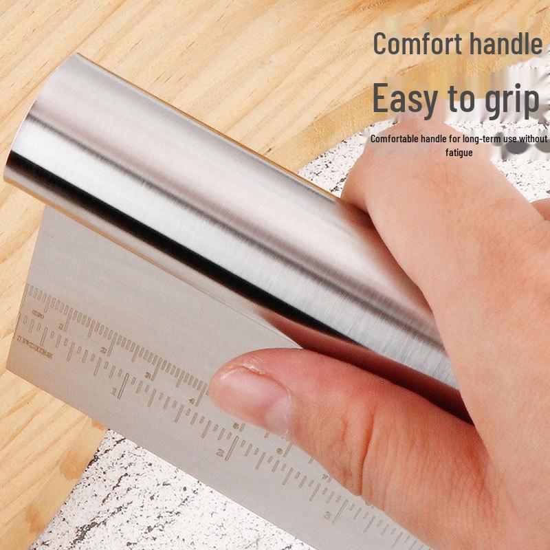 Škrabka na těsto a mouku z nerezové oceli na pečení