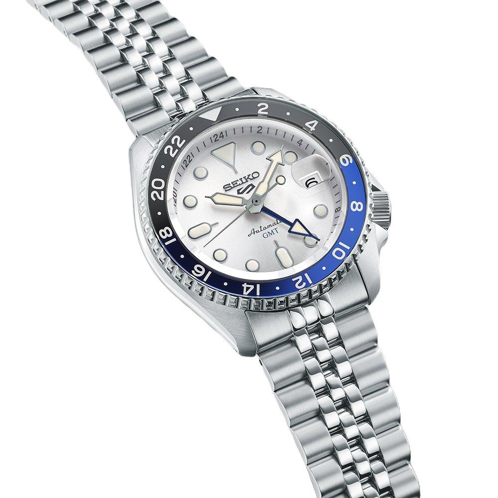 Seiko 5 Sports SSK033K1 SKX GMT White Dial Automatic Men's Watch
