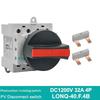 4P Din-Rail Mount Dc Isolator Rotary Switch 32A Dc 1200V Rotating Handle Disconnect Switch For Pv Distribution Box
