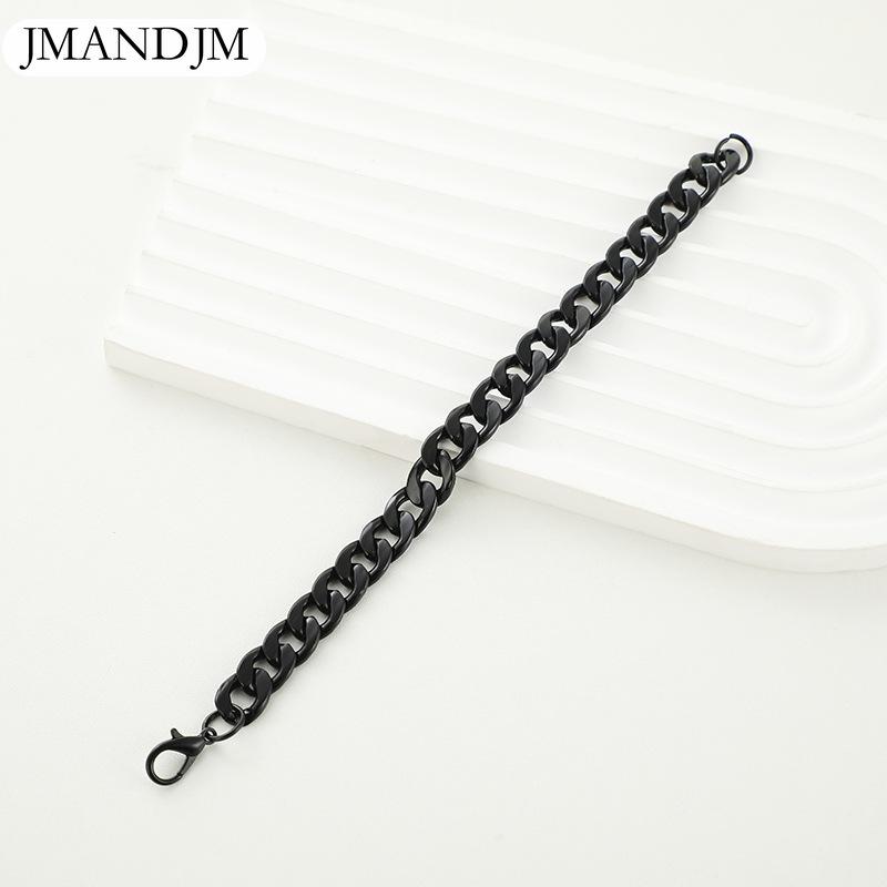 Cuban chain new personalized hip-hop fashion versatile titanium steel women's bracelet