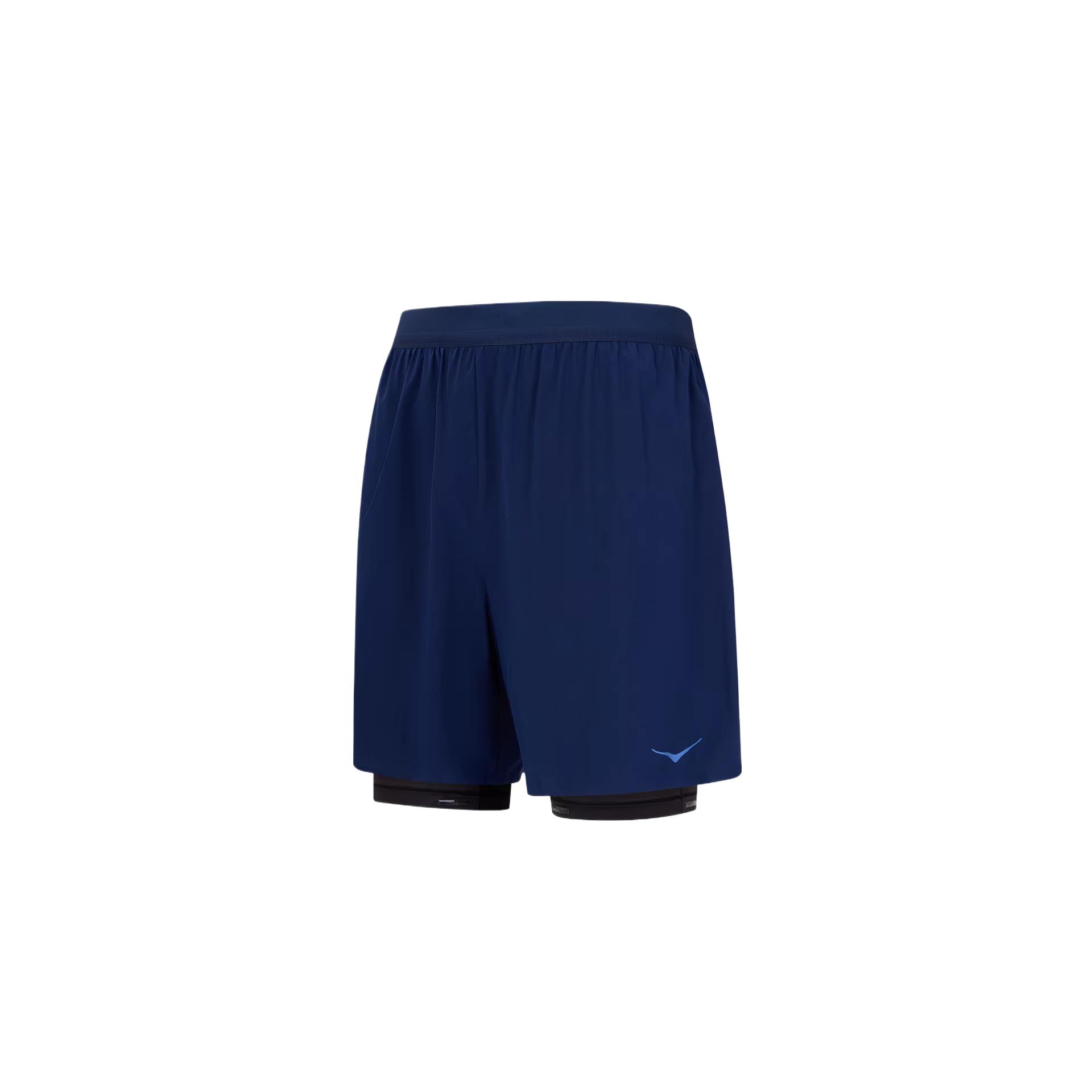 

Hoka One One Spliced Lightweight Soft Comfortable Running Shorts Men shorts 1176972 S