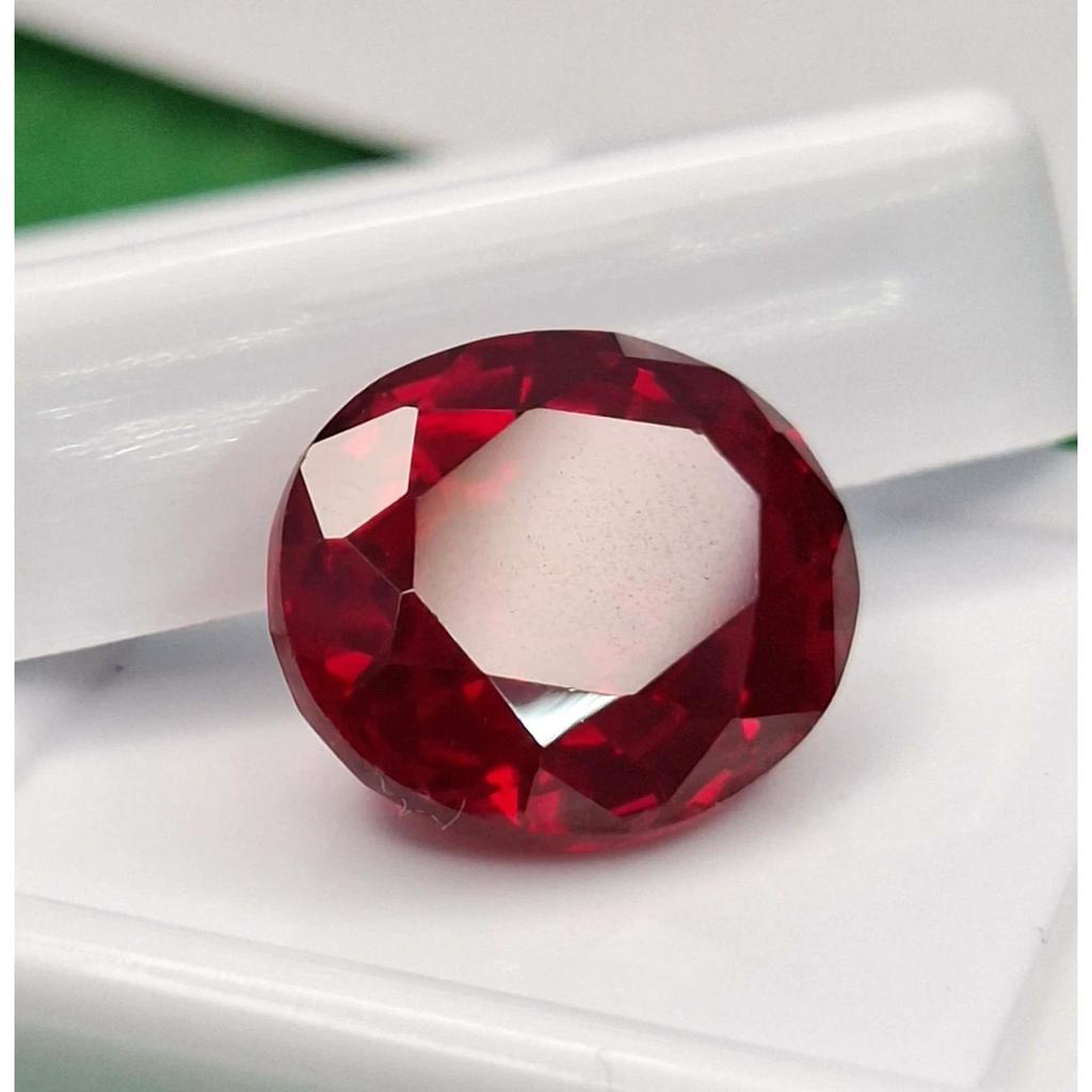 Stunning Mozambique Red Ruby Natural Oval Cut 10-12 Ct Certified Loose Gemstone