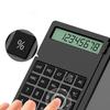 Calculator Portable Folding LCD Writing Board 12 Digits Clear Display Pocket-sized Scientific Calculator