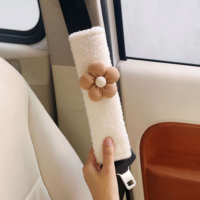 1Pc Car Styling Seat Belt Cover Shoulder Strap Harness Cushion Cartoon Bear Car Seatbelt Shoulder Pad Protector