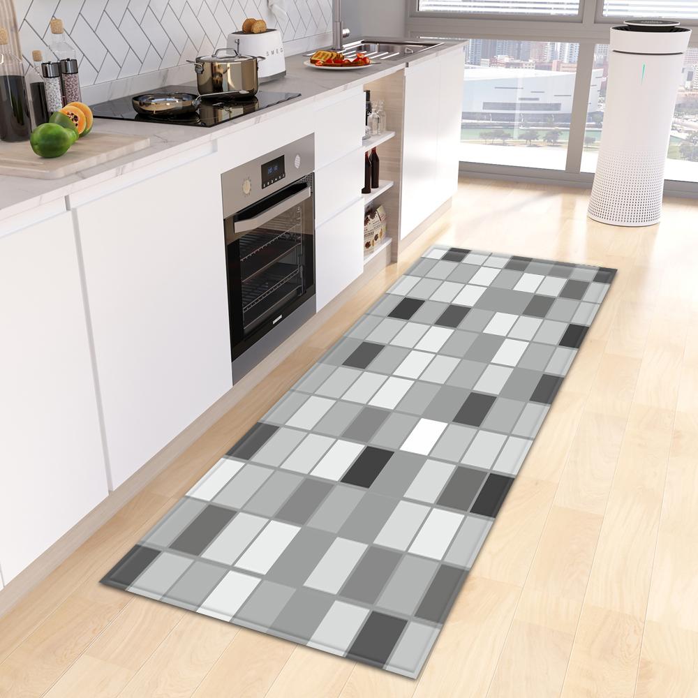 Kitchen Mat Home Bedroom Entrance Door Mat Living Room Floor Carpet Corridor Balcony Door Non-slip Carpet