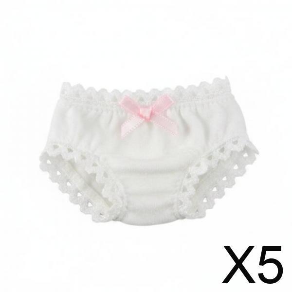 2x Soft Doll Underwear, Cute Design, Washable Clothes, Toy Dress, Collectible