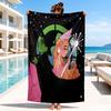 Magic witch And Friendship Beach Towel, Microfiber Beach Towel, Perfect For Pool, Beach, Travel, Home Decor Beach Party Fan gifts