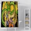 Anime B-balls Shower Curtain Waterproof Polyester Fabric Paint Bath Curtains B-balls Bathroom Decor D-dragons Curtain With Hook