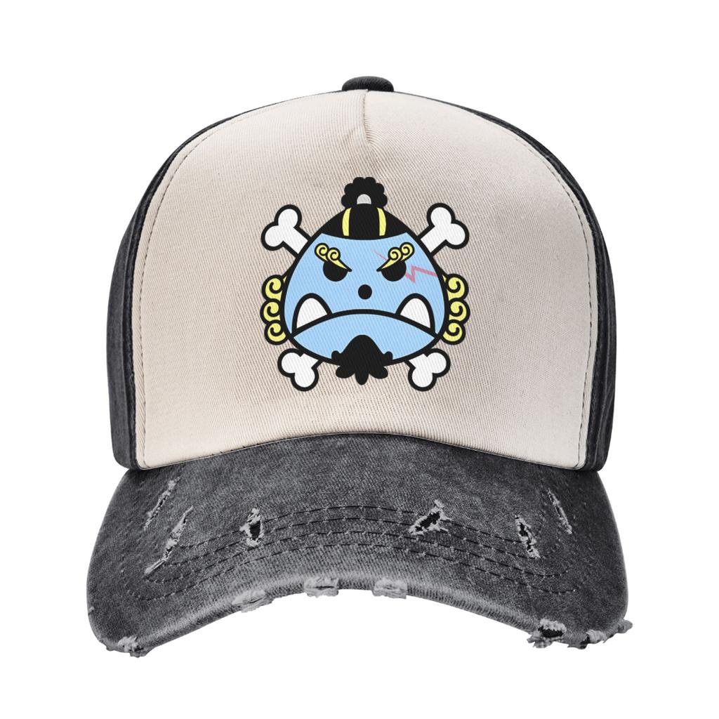 One Piece Straw Hat Baseball Cap Vintage Distressed Washed  Sun Cap Unisex Style Outdoor All Seasons Travel Adjustable Caps Hat