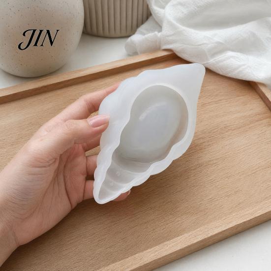 Coastal Decor Mold Conch Seashell Silicone Mold, 3D Sea Shell Candle Soap for Plaster Resin Casting Epoxy, Easy Demold Flexible Molds Jewelry