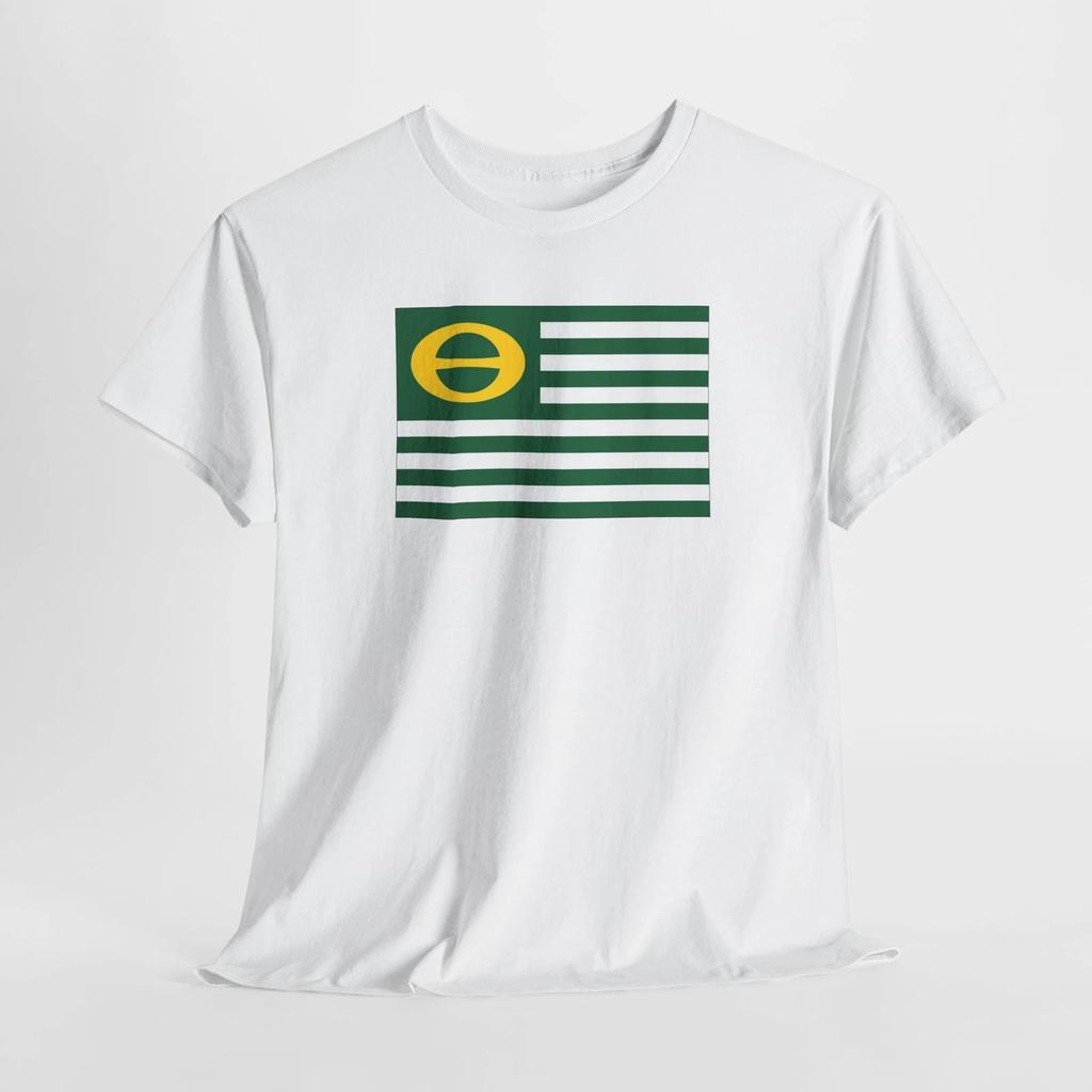 Ecology Flag Unisex Tee, Environmental Symbol Shirt, Earth Day Tshirt, Green