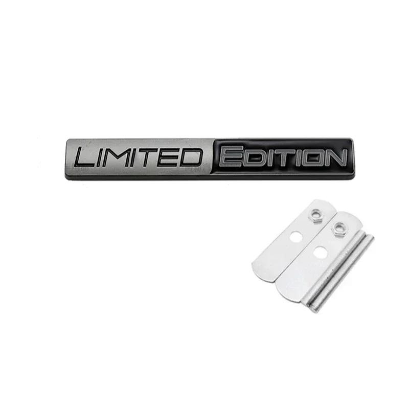 For Audi RS3 3D Raise Metal Limited Edition Logo Car Rear Trunk Front Grille Badge Fender Emblem Badge Sticker for Audi VW Honda Accessories