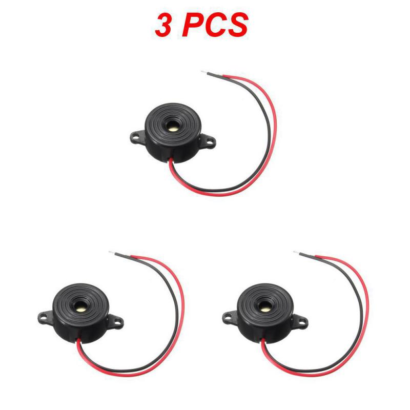 1/2/3PCS Buzzer Electromagnetic Durable Universal Dc 3-24v Car Accessories Alarm Ringer Continous Sound 95db Alarm Portable