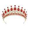 European & American Bride Rhinestone Crown Headband - Baroque Wedding & Evening Hair Accessory