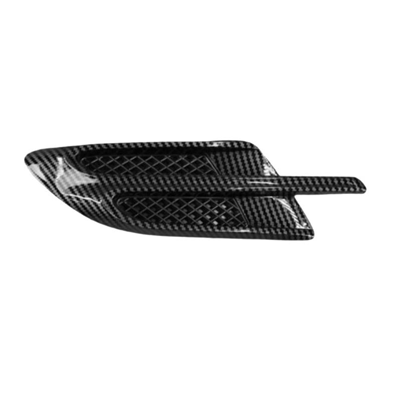 

For Bentley Bentayga 2016- Car Side Fender Air Vent Grille Cover 36A821273D 36A821274D Cooling Air Grille Left CarbonFiber Pattern