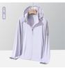 Summer new cool breathable sunscreen clothing women's UV protection outdoor hooded sunscreen clothing men's skin clothing jacket