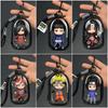 I NEW Naruto Uchiha Obito Itachi Uchiha Naruto Uzumaki Kakashi Keychain Pendant Doll Model Backpack Decor Collection Cartoon Toy