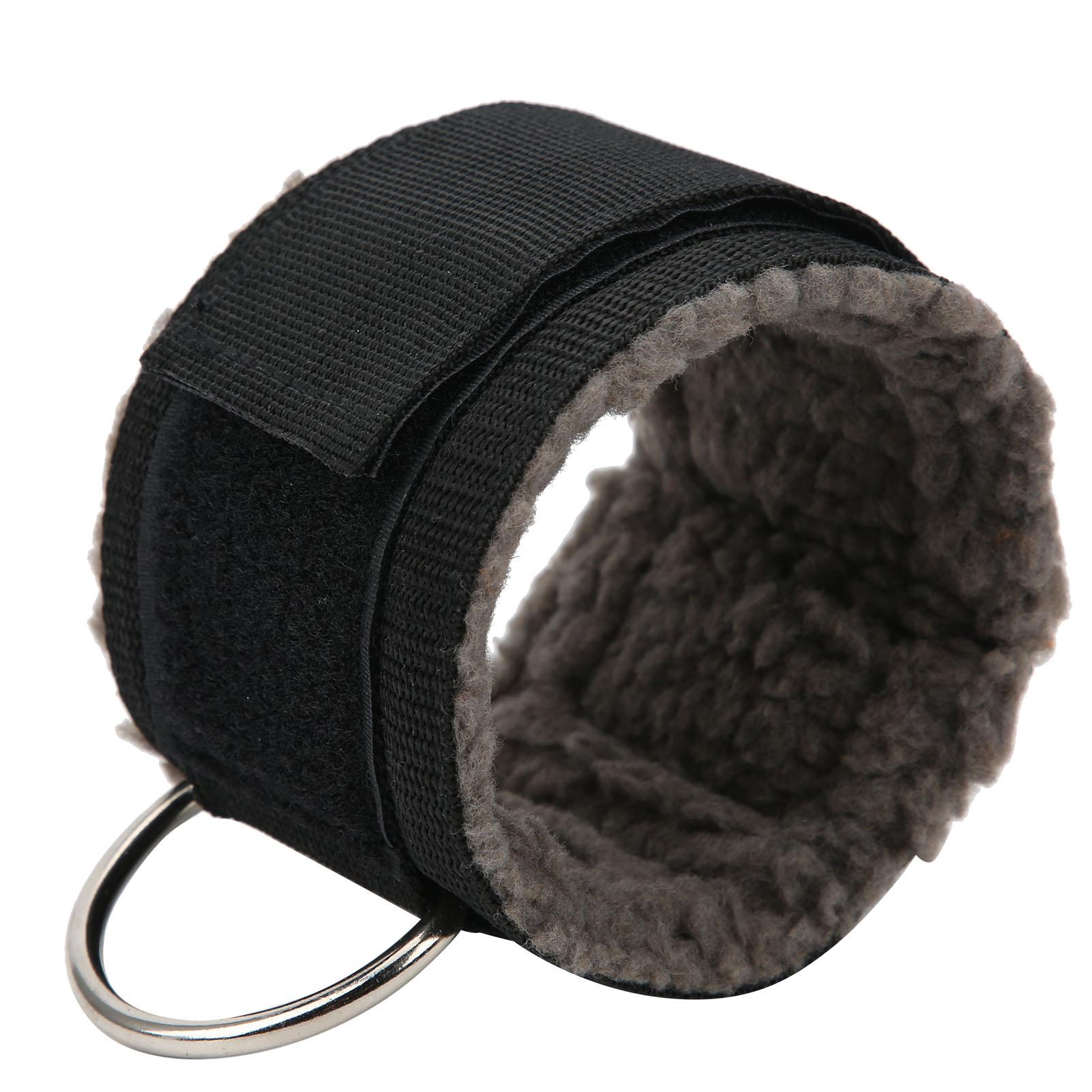 

Фитнес ремни на лодыжку с D-кольцом, мягкие манжеты, ремень для лодыжки с блоком для ног для тросового тренажера