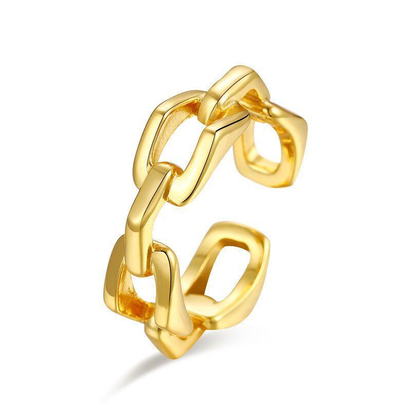 Female Personality Niche Open Mouth Ring