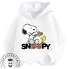 Kawaii Printed Hooded Sweatshirt Autumn Winter Casual Trendy Cartoon Kids Shirt Snoopy Children