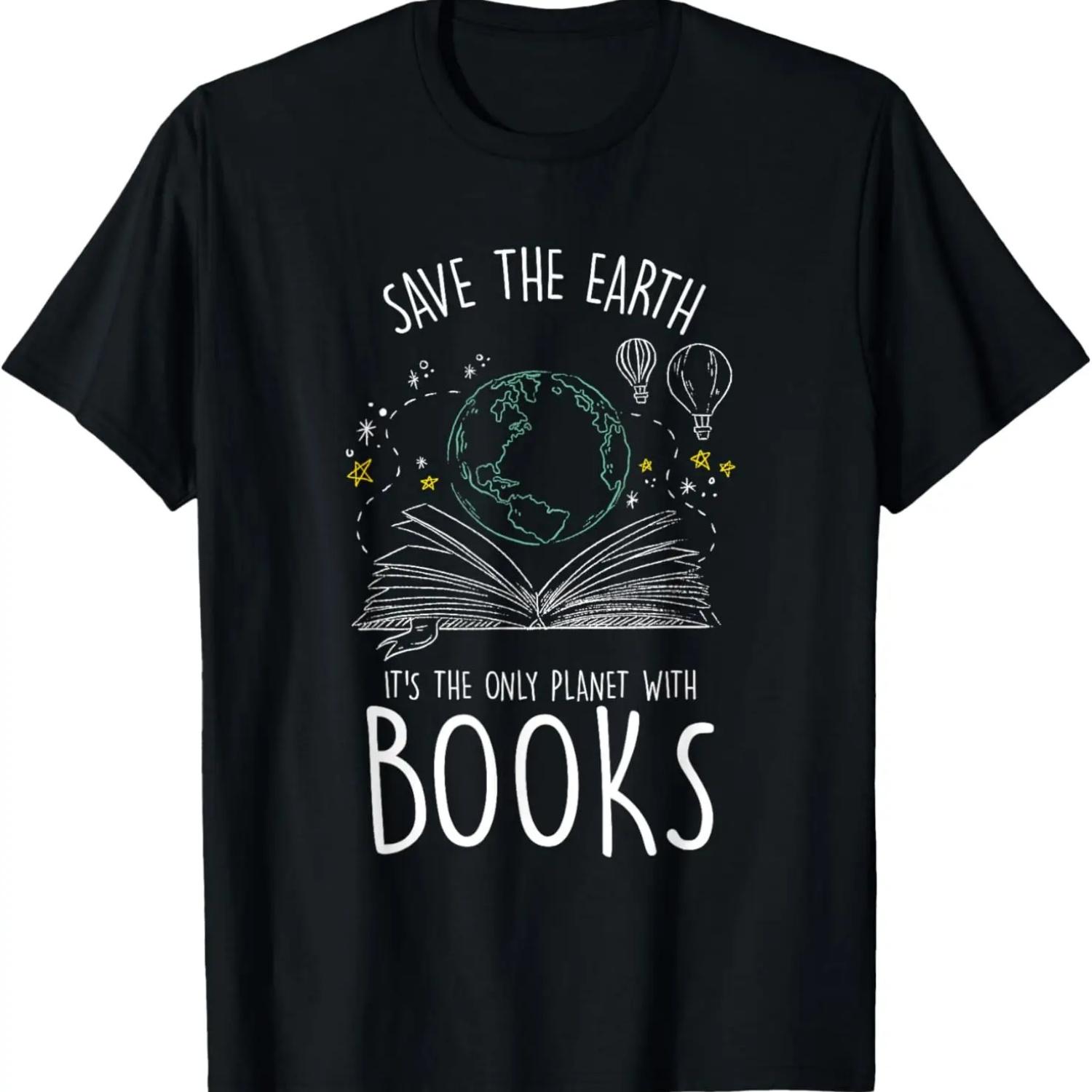 Спаси Землю Это Единственная Планета С Книгами Подарок Читателю Футболка S