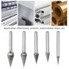 5PCS Double Cut Carbide Rotary Burrs 6mm Shank Carbide Burr Set Carbide Cutting Heads  Auto Shop