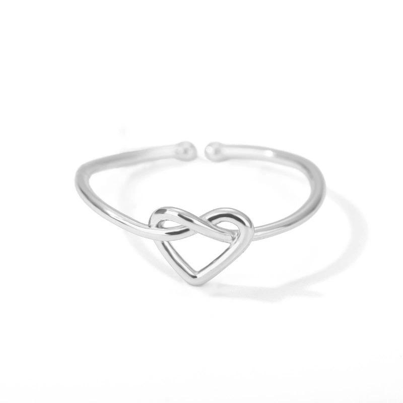 Zircon Little Heart Rings For Women Minimalism Heart Ring Stainless Steel Finger Dainty Ring Valentine Gifts