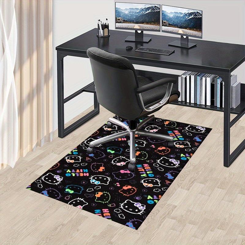 

Sanrio Hello Kitty, Pattern, BlackSoft Thick Printed Carpet, Non-Slip Entryway Mat for Bathroom, Living Room, Bedroom, Laundry Room - Machin 60cm by 90cm