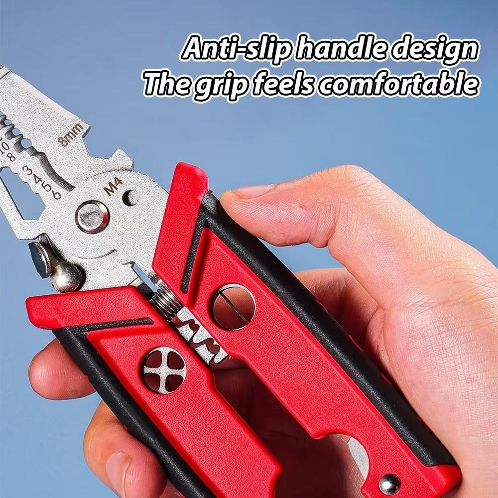 Fast Sharp Electrician Pliers Zinc Zinc Alloy Steel Wire Stripping Tool Cable Cutters  Electrical Work