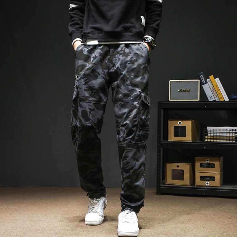 Pantaloni da Lavoro Resistenti all'Usura Multi-tasche da Uomo | Tuta da Lavoro a Vestibilità Larga per Protezione Lavoratori