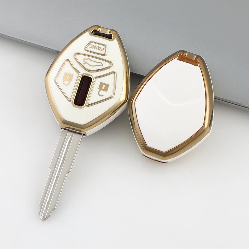 Mitsubishi Car Key Case for Outlander, Eclipse Cross, ASX, Lancer, Pajero Sport