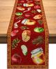 Shana Tova Table Runner Jewish Holiday Decor Reusable Rosh Hashanah New Year Kitchen Dining Table Runner Jewish Party Decor