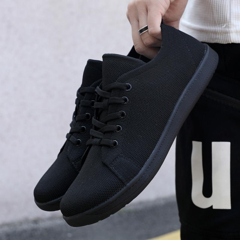 Wide Toe Shoes, Flying Woven Breathable Sports Shoes, Couple Shoes, Hiking Casual Loose Men's and Women's Shoes