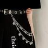 Punk Stil Mode Straße Schmetterling Gürtel Hüftkette Hose Mehrlagig Hip Hop Häkelhose Hose Accessoires Kreative Geschenke