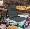 Tragbarer Faltbarer Outdoor-Stuhl mit Rückenpolster für Camping, Strand, Balkon, Park, Rasen und Picknick.