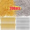 50-20pcs Jewelry Accessories Sheep Eye Nails DIY Bead Jewelry Sheep Horn Nail Hole Bead Pendants Button Bracelet Material