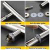 Oushanghua 304 Stainless Steel Round Glass Door Pull Handle Pair