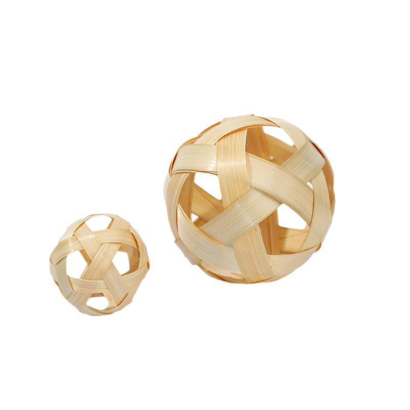 Bamboo Woven Spherical Lanterns: Handcrafted Hanging Ornaments & Photography Props