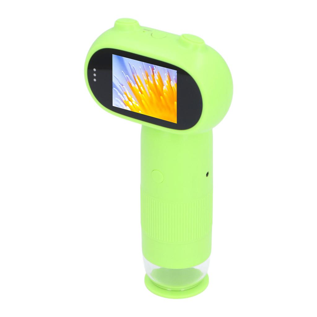 Handheld Microscope 2in Screen USB Electronic Magnifying Glass with 8 LEDS for Coin Observation Welding Watch Repair