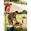 20000mAh Rechargeable Remote Control Camping Fan | Portable Outdoor Tent Fan with Hook and Light