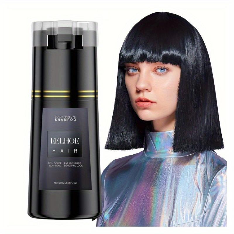 EELHOE Multi Color Hair Dyeing Shampoo Natural Non-irritating Nourish Scalp Easy Coloring Lasting Effect Smoothing Hair Dyeing