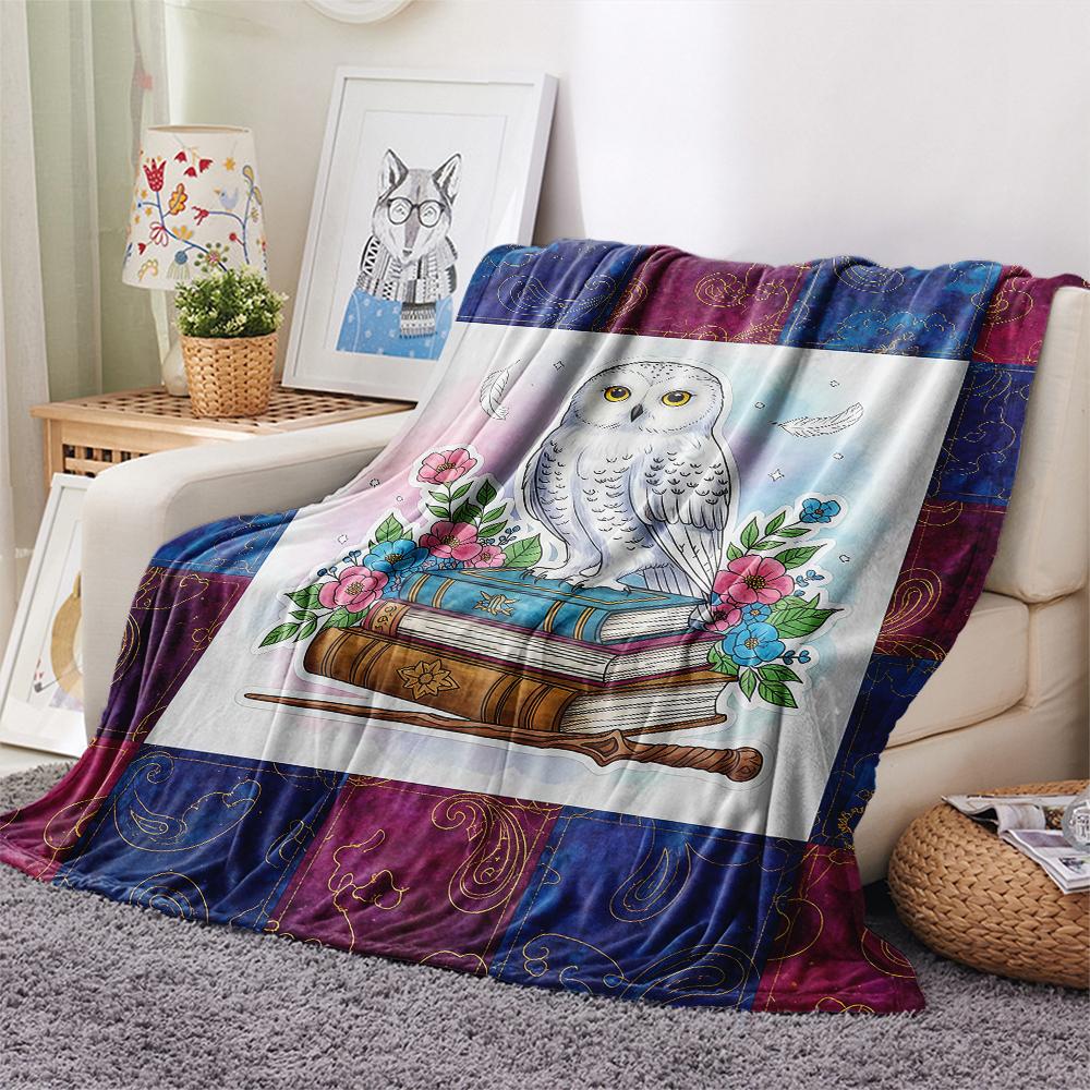 1 Stück Flanelldecke mit Cartoon-Druck, Hohe Qualität, Bequem für alle Jahreszeiten, Heimdekoration, Wärme und Komfort, Perfekt als Weihnachts- oder Geburtstagsgeschenk