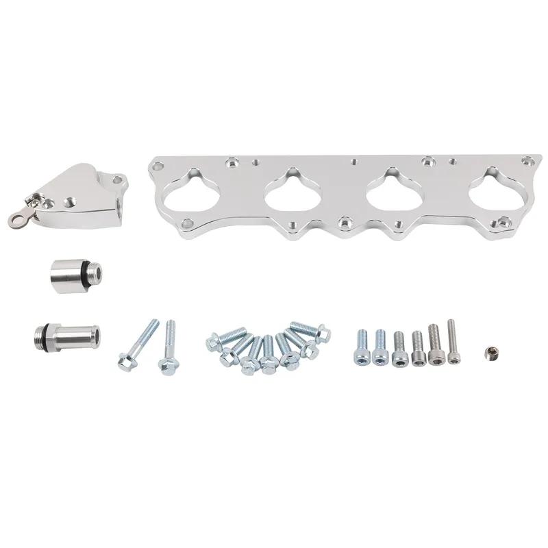 Intake Manifold Adapter For K24 K24A Style Head To S2000 Silver Anodized