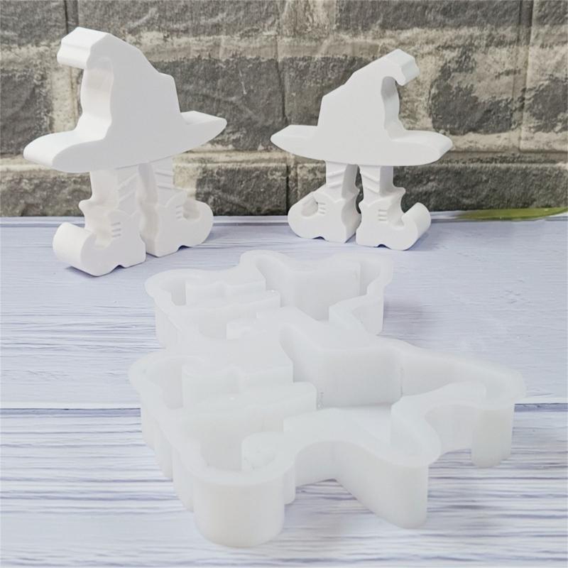 Silicone Halloweens Hat Mould for Candle Making and Elegant Decorations Food Grade Reusable Crafting Tool